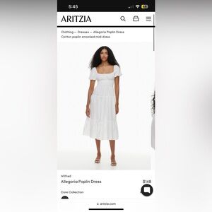 Wilfred Allegoria Poplin dress (sold)